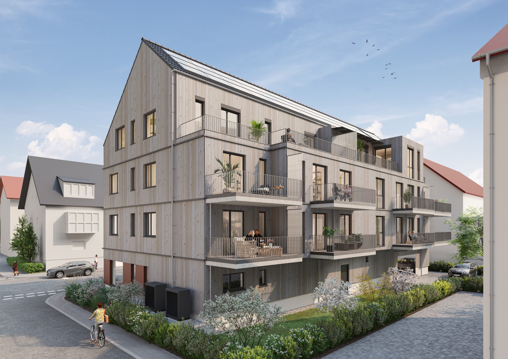 Visualisierung - Gartenansicht